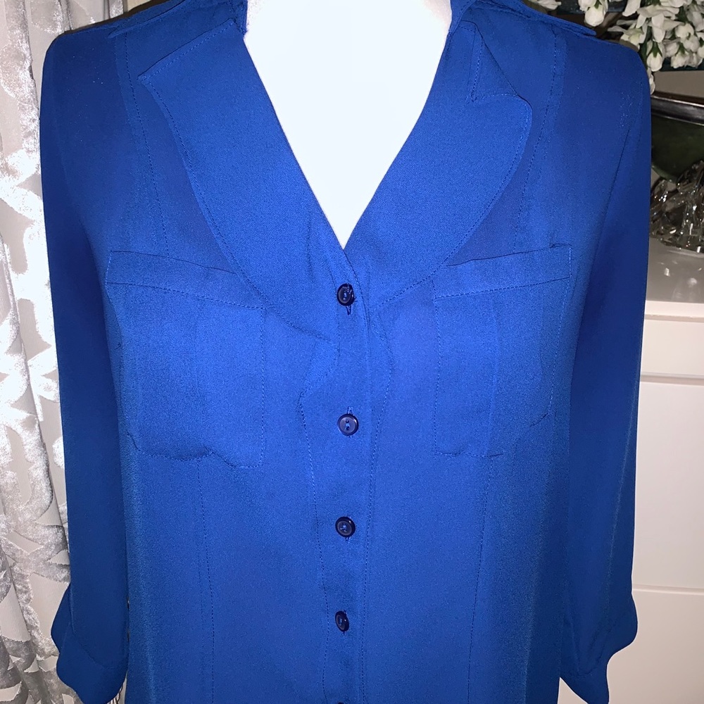 Elementz blue button down shirt - Picture 9 of 14